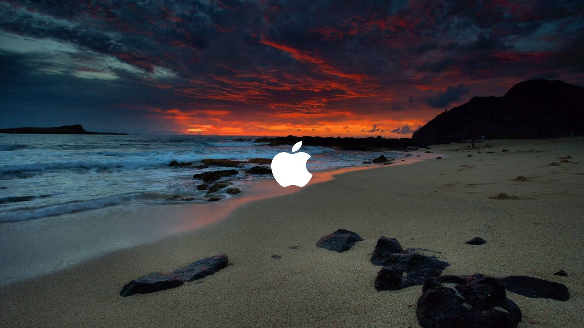 夏日的永恒之诗 震撼心灵的苹果高清海滩动态壁纸